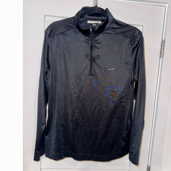 Greg Norman Men's ML75 1/4-Zip Pullover (Black, Polyester/Stretch, Size S) - Picture 1 of 2